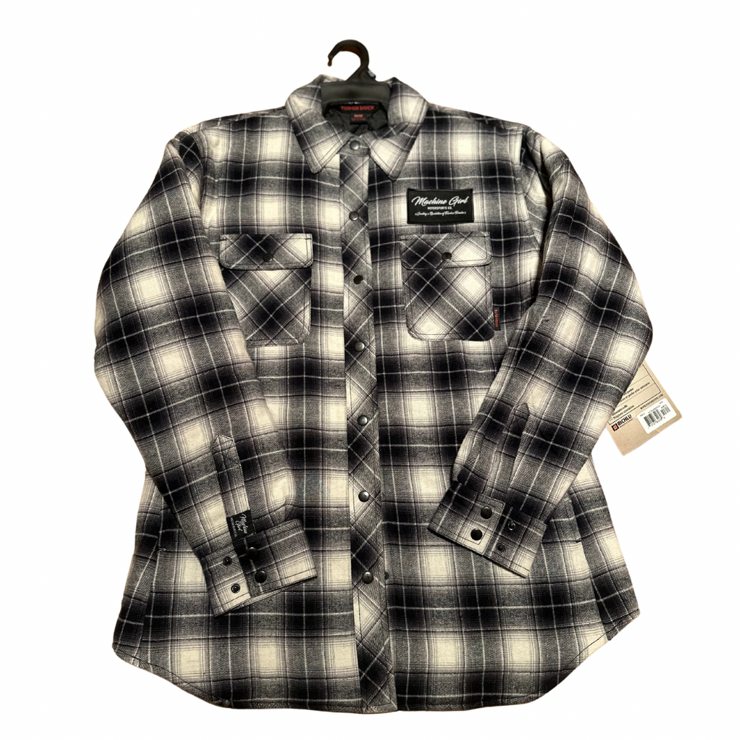 SALE - TOUGH DUCK - Fearless Females Quilt Lined Flannel Jacket/Shirt