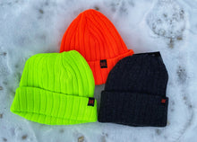 Load image into Gallery viewer, Fearless Female - HI-VIS &amp; Grey Chunky Knit Toque
